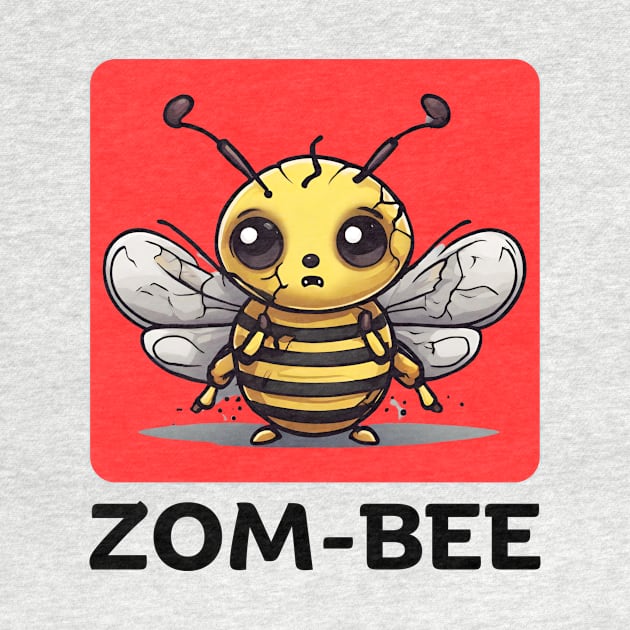 Zom-Bee | Bee Pun by Allthingspunny